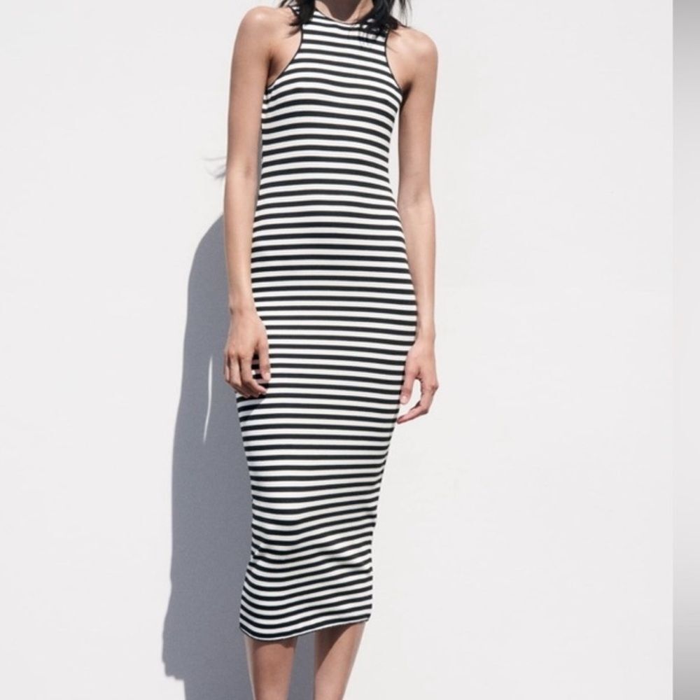 Zara bodycon knit dress.